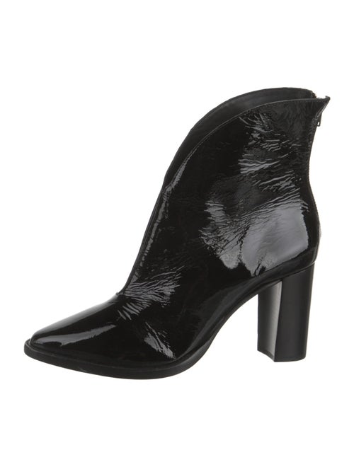 AllSaints Patent Leather Lace-Up Boots