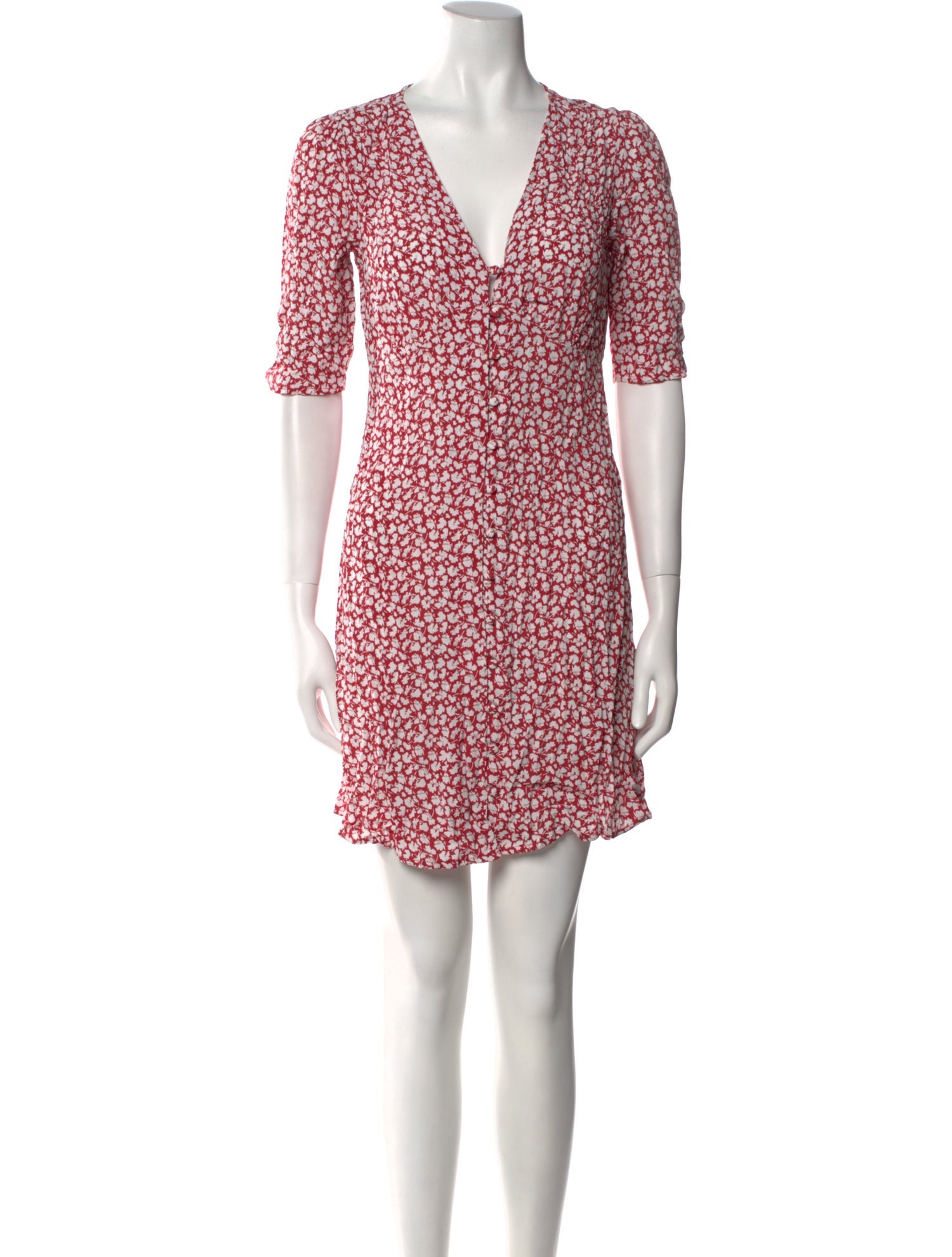 AllSaints Floral Print Mini Dress w/ Tags