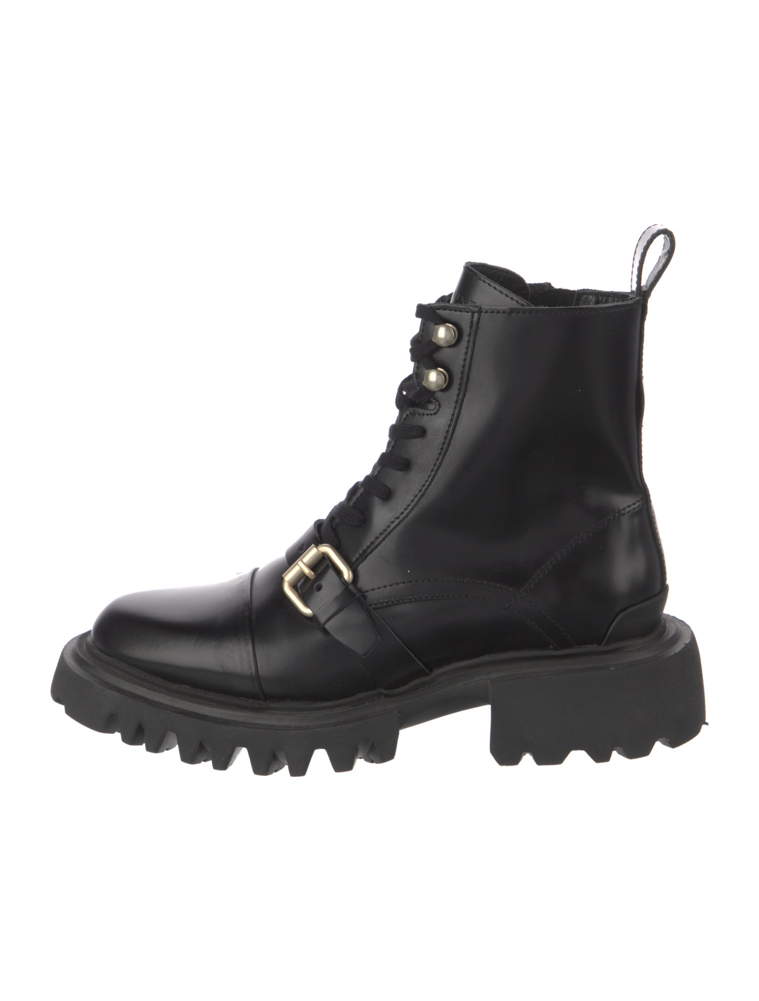 AllSaints Leather Combat Boots