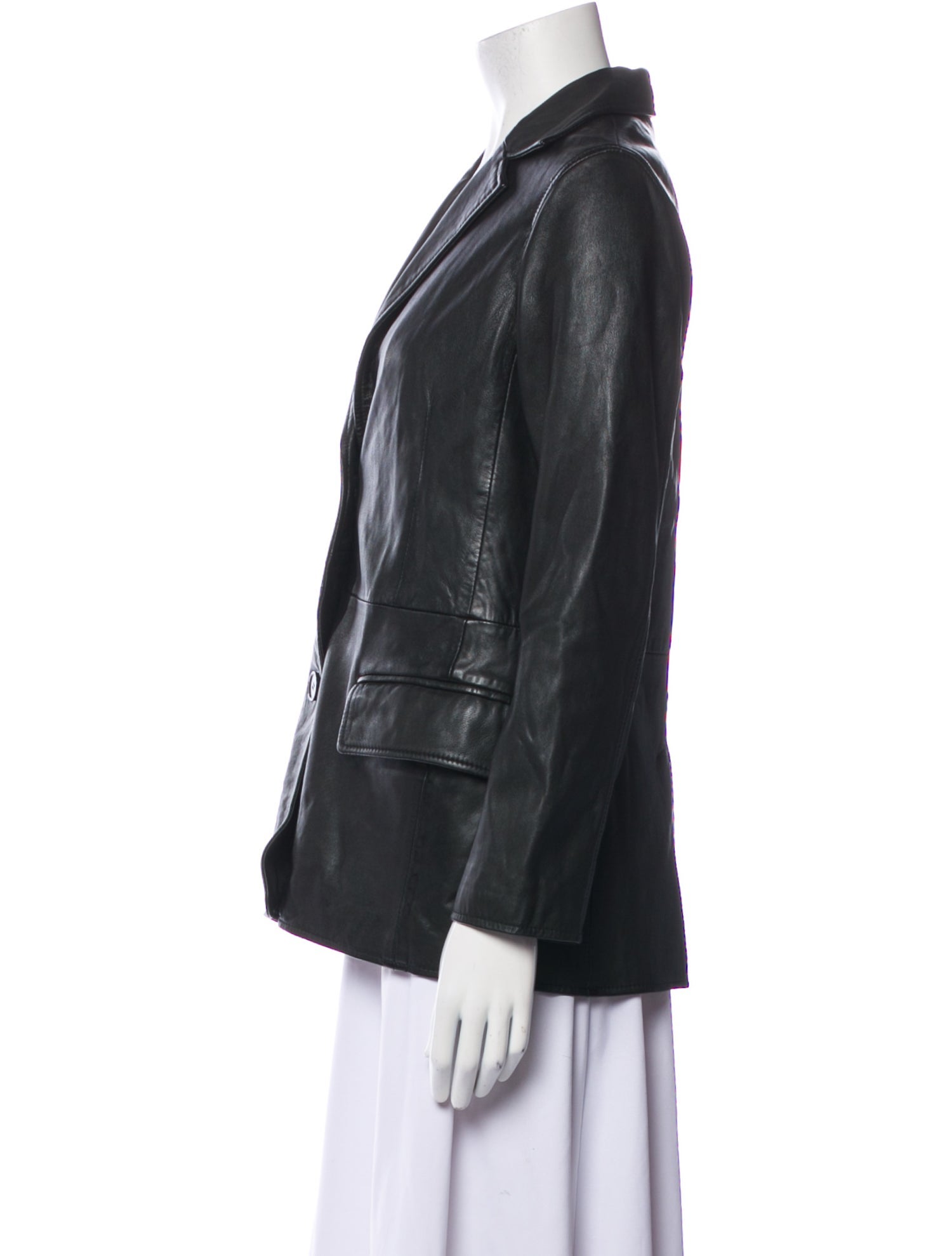 AllSaints Leather Blazer w/ Tags