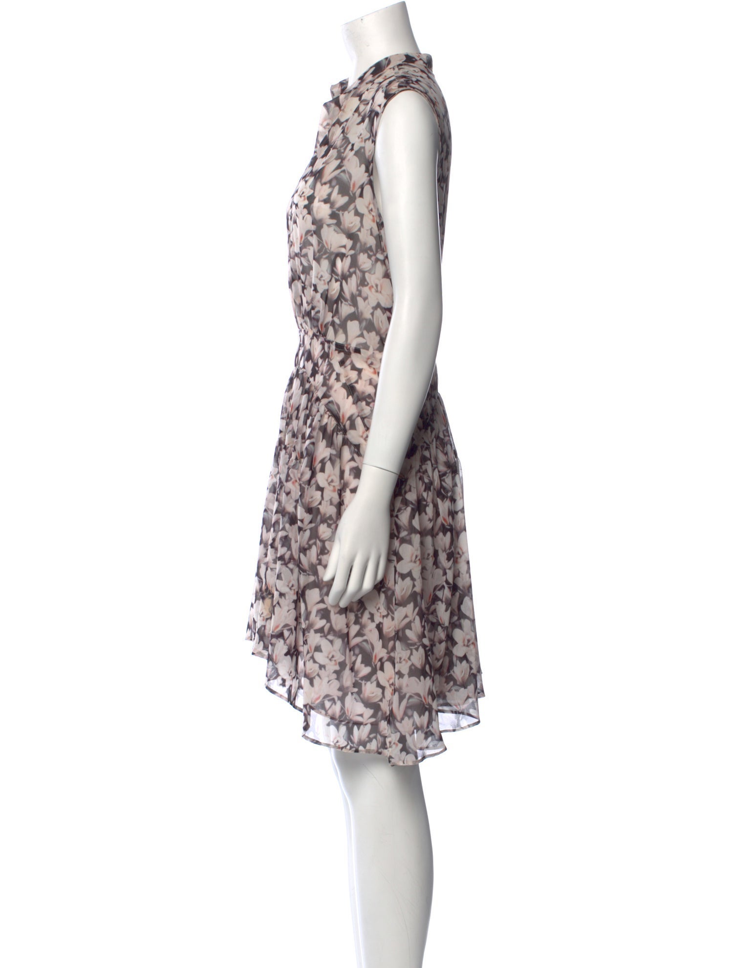 AllSaints Floral Print Knee-Length Dress