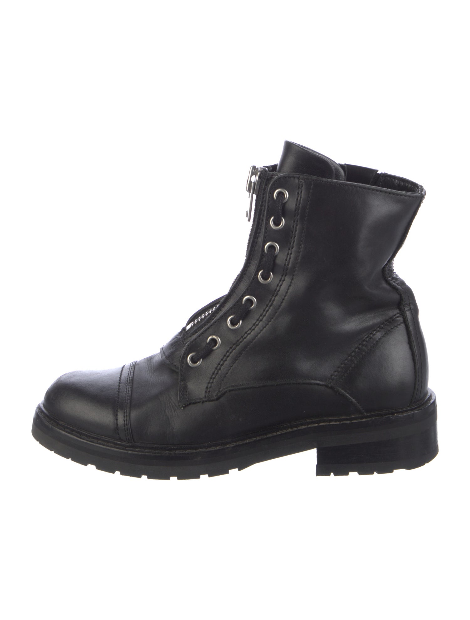 AllSaints Leather Combat Boots