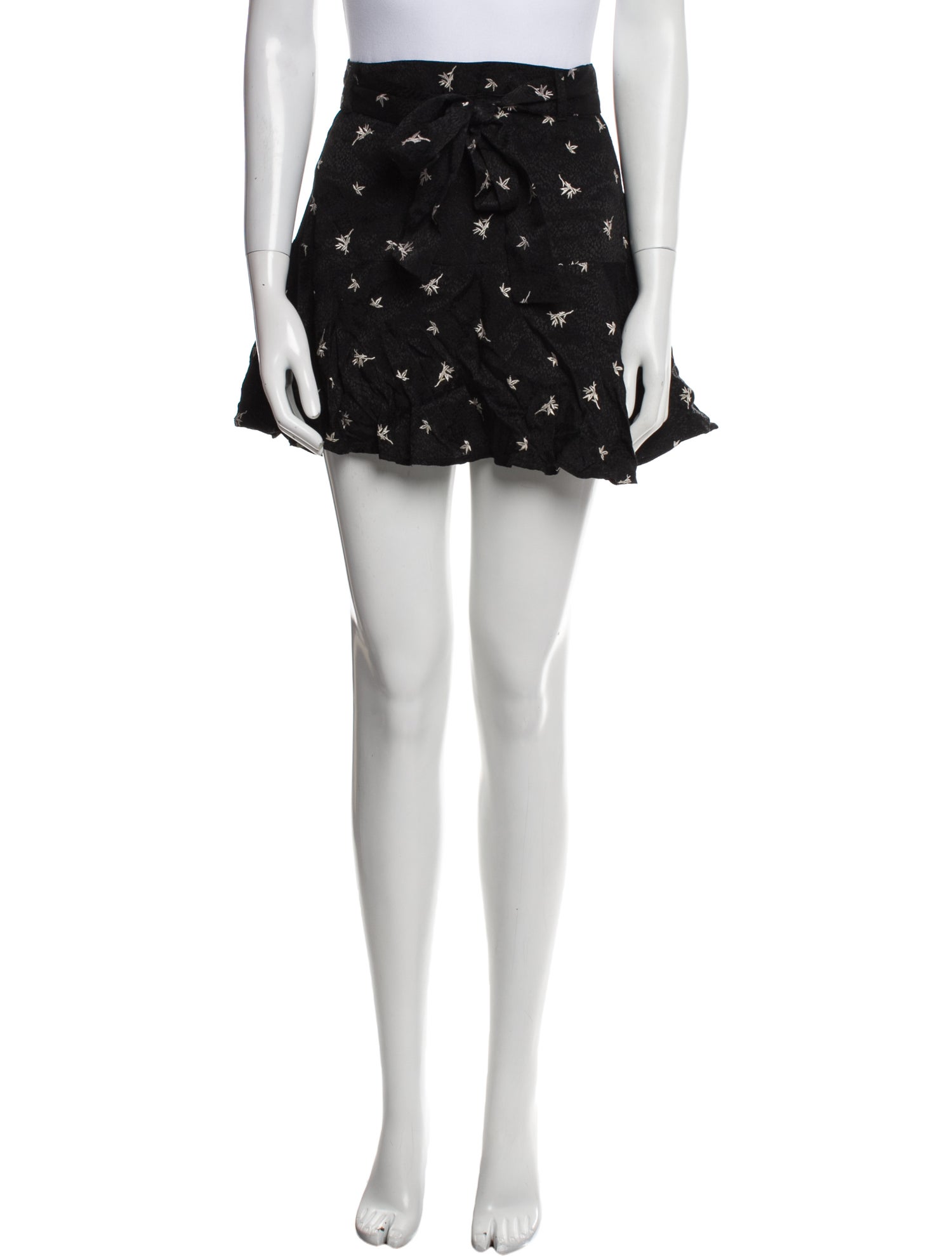 AllSaints Printed Mini Skirt