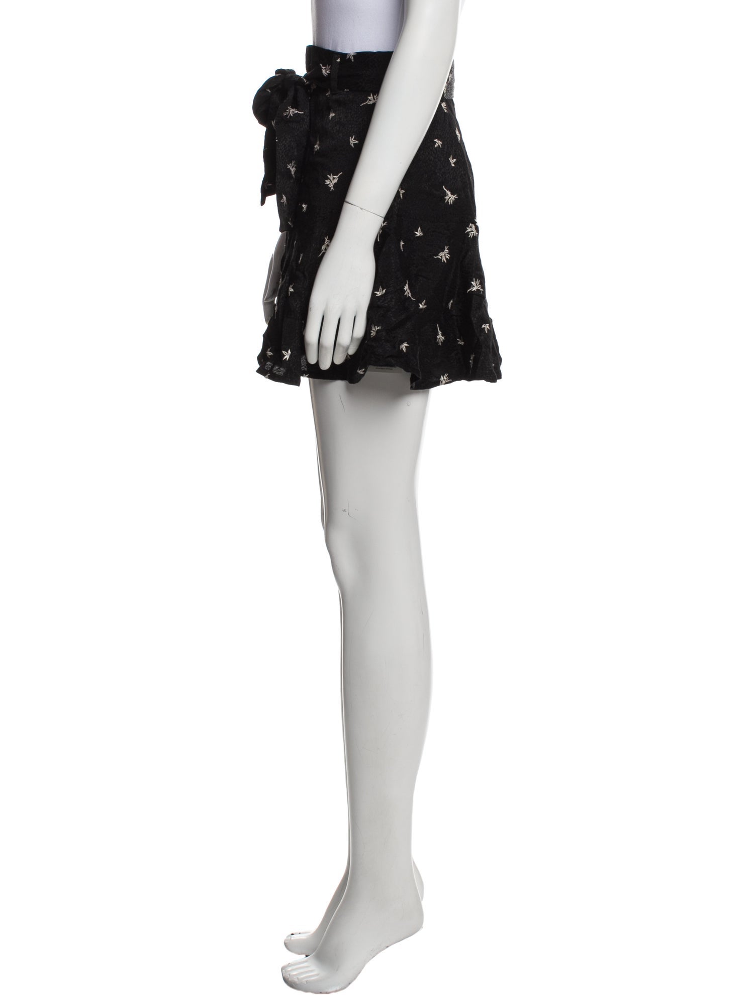 AllSaints Printed Mini Skirt