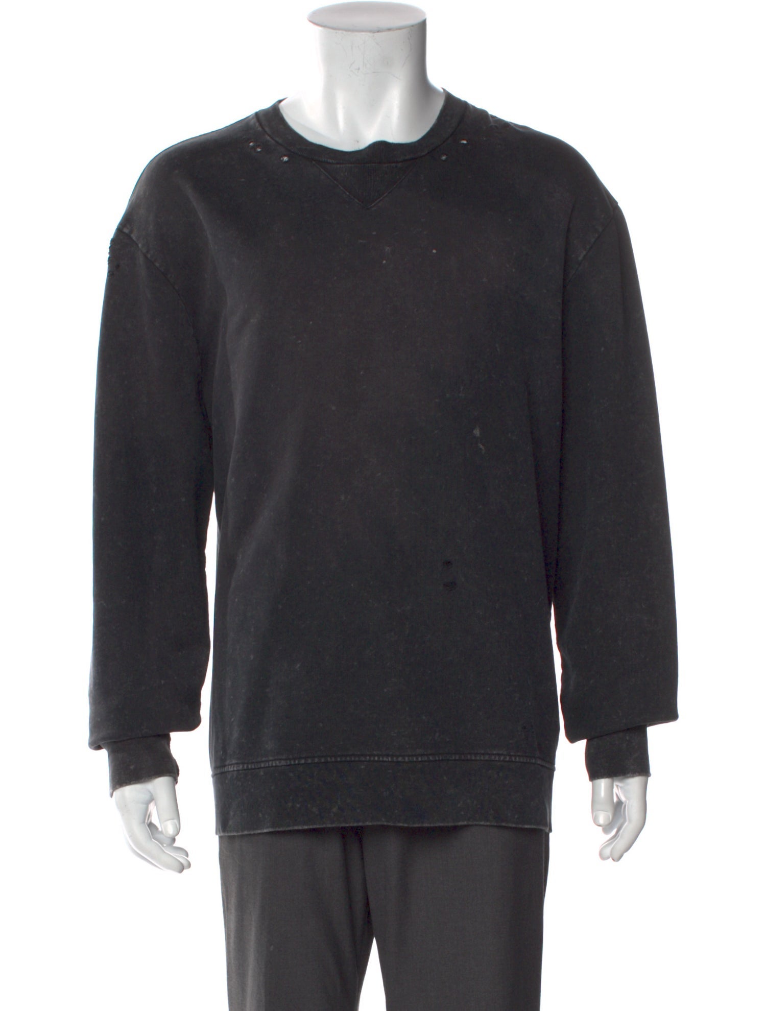 AllSaints Crew Neck Long Sleeve Sweatshirt