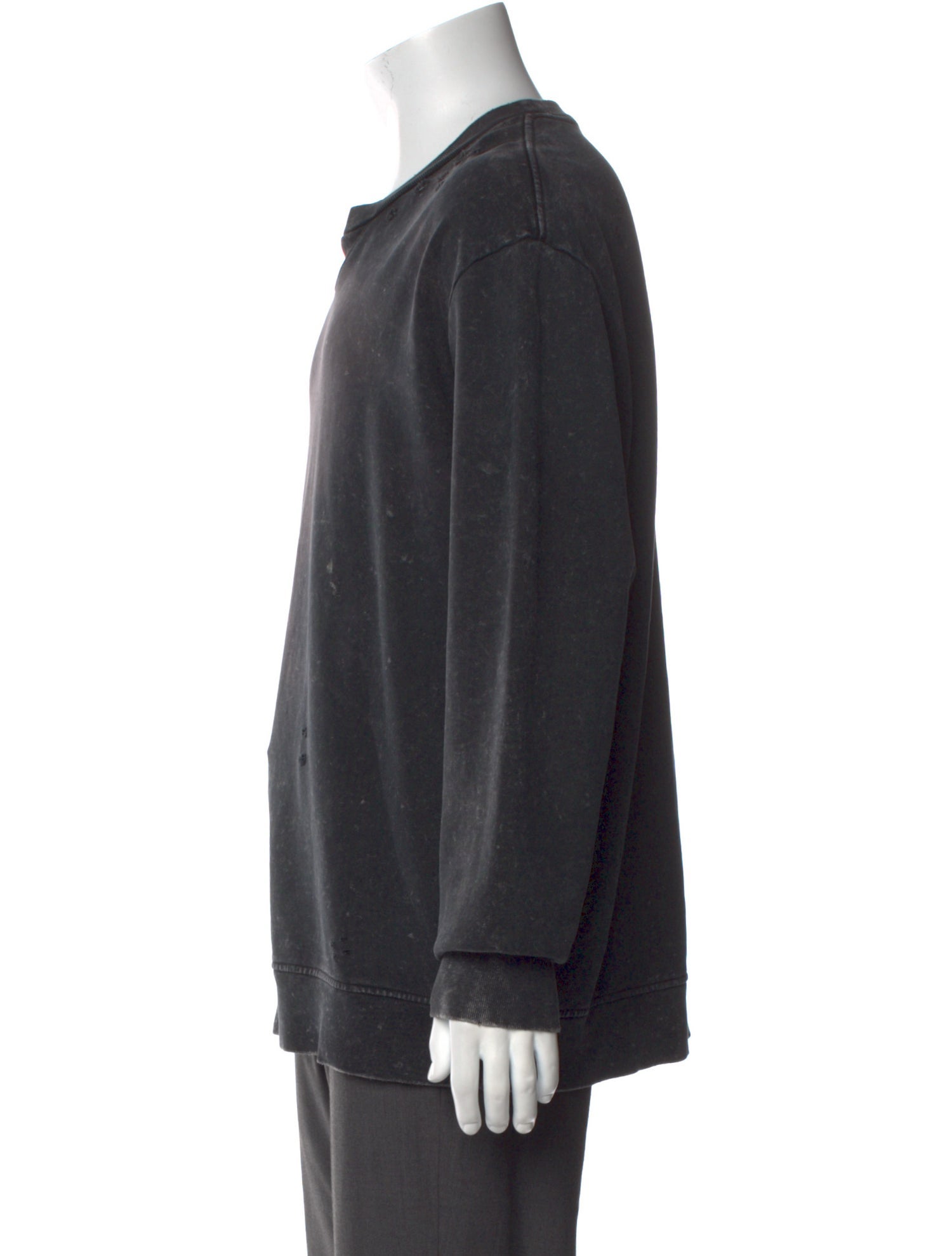 AllSaints Crew Neck Long Sleeve Sweatshirt