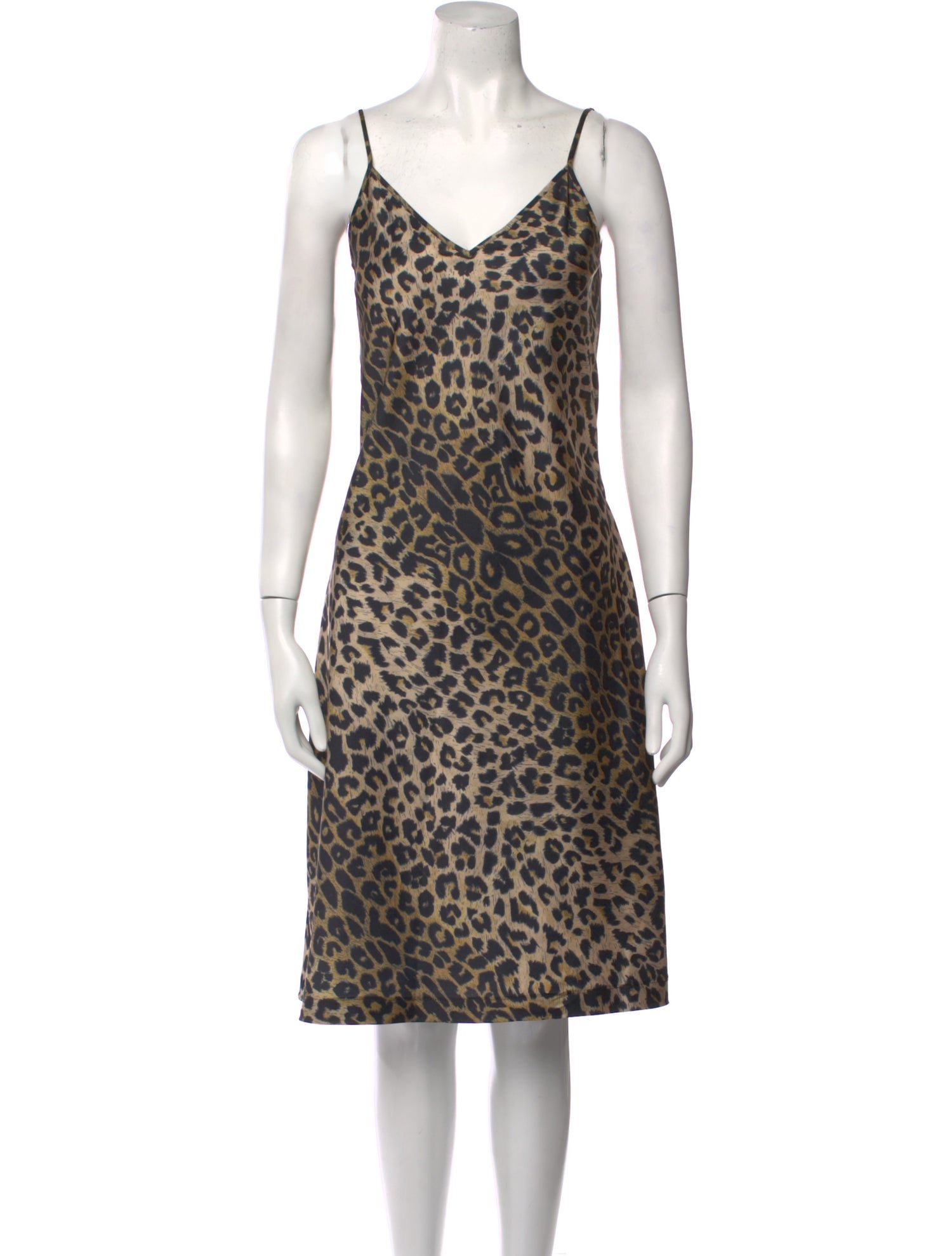 AllSaints Animal Print Knee-Length Dress
