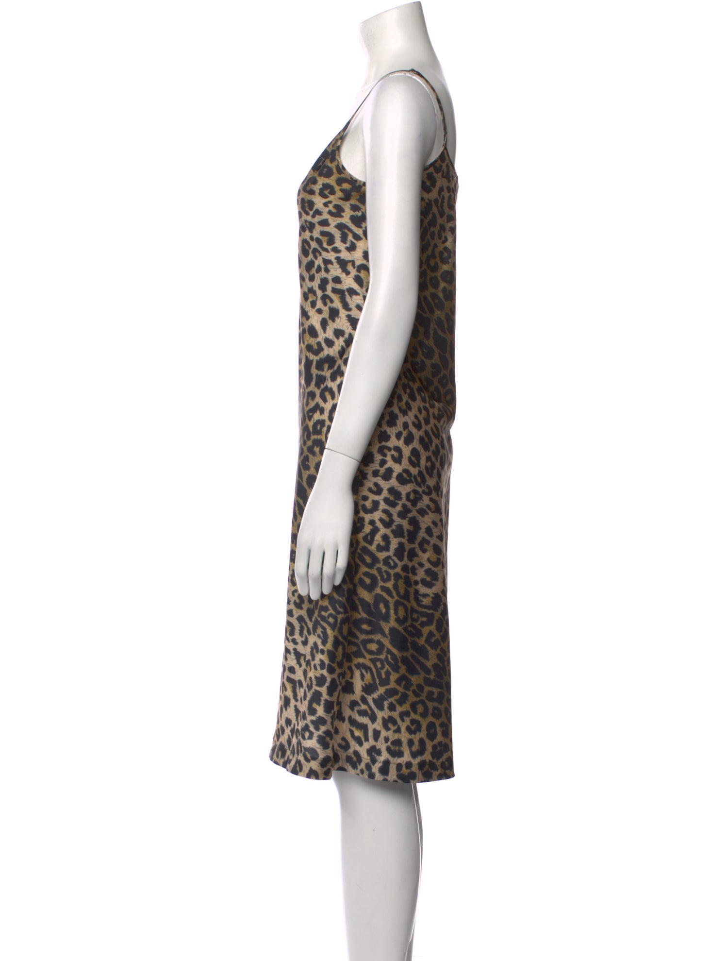 AllSaints Animal Print Knee-Length Dress