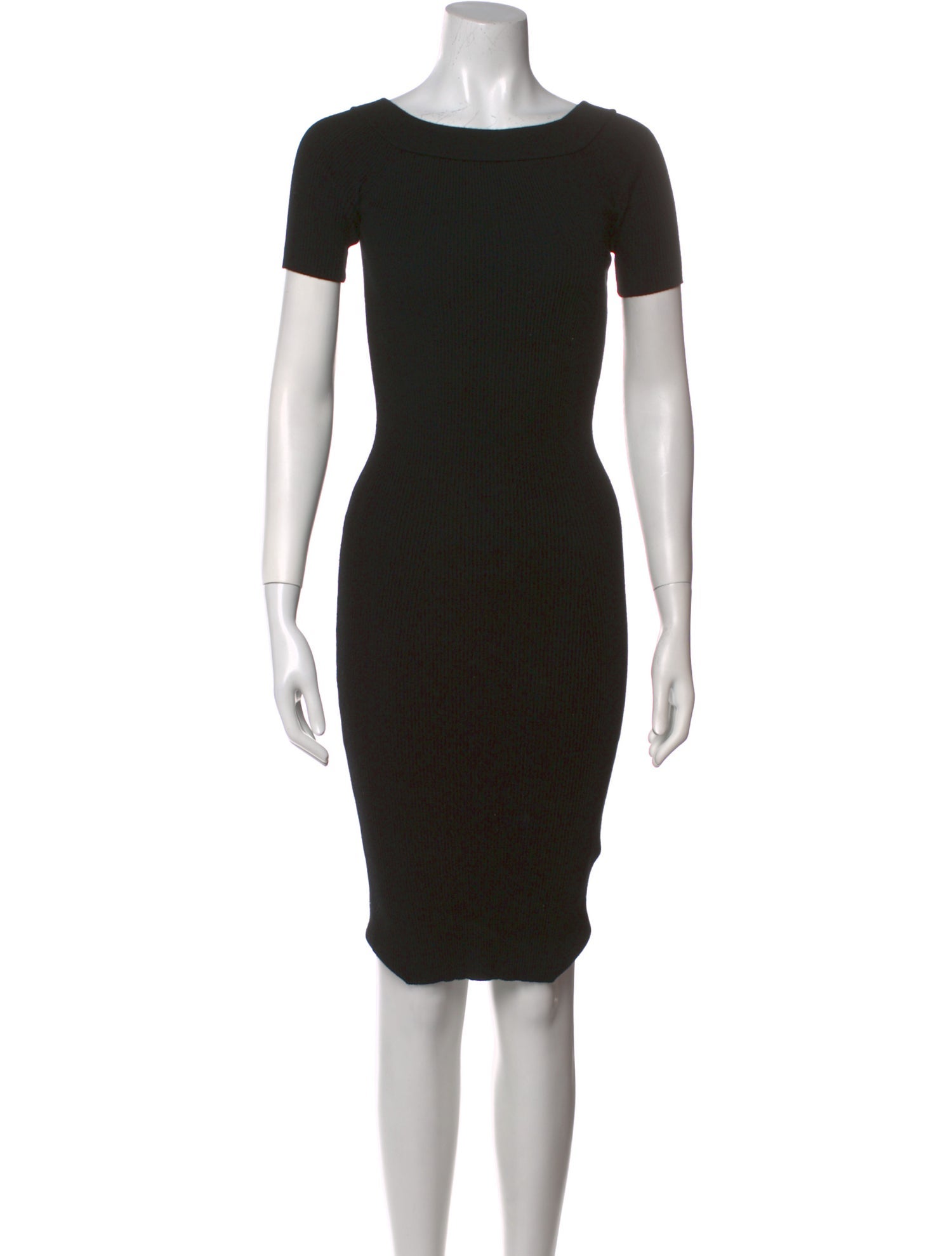 AllSaints Crew Neck Midi Length Dress