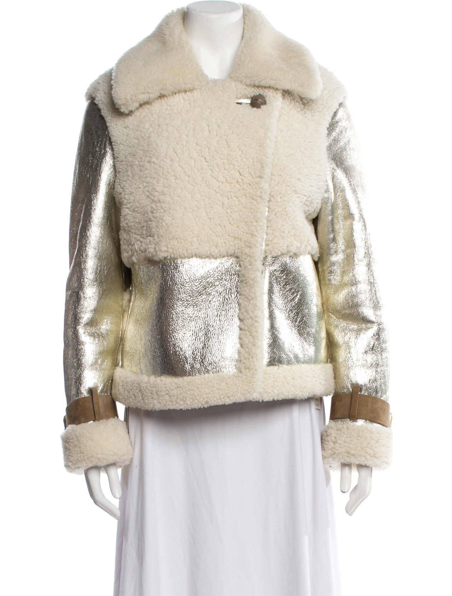 AllSaints Shearling Fur Coat