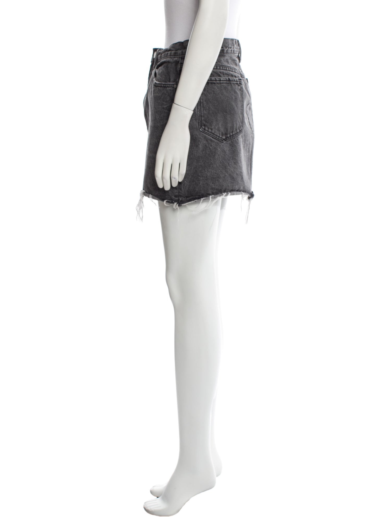 AllSaints Distressed Accents Mini Skirt