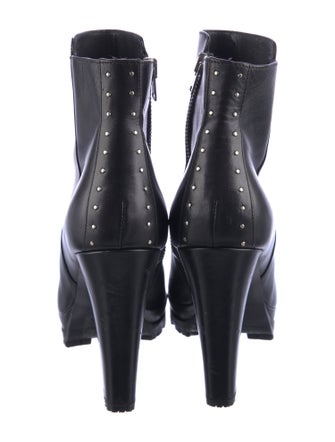 AllSaints Leather Studded Accents Boots