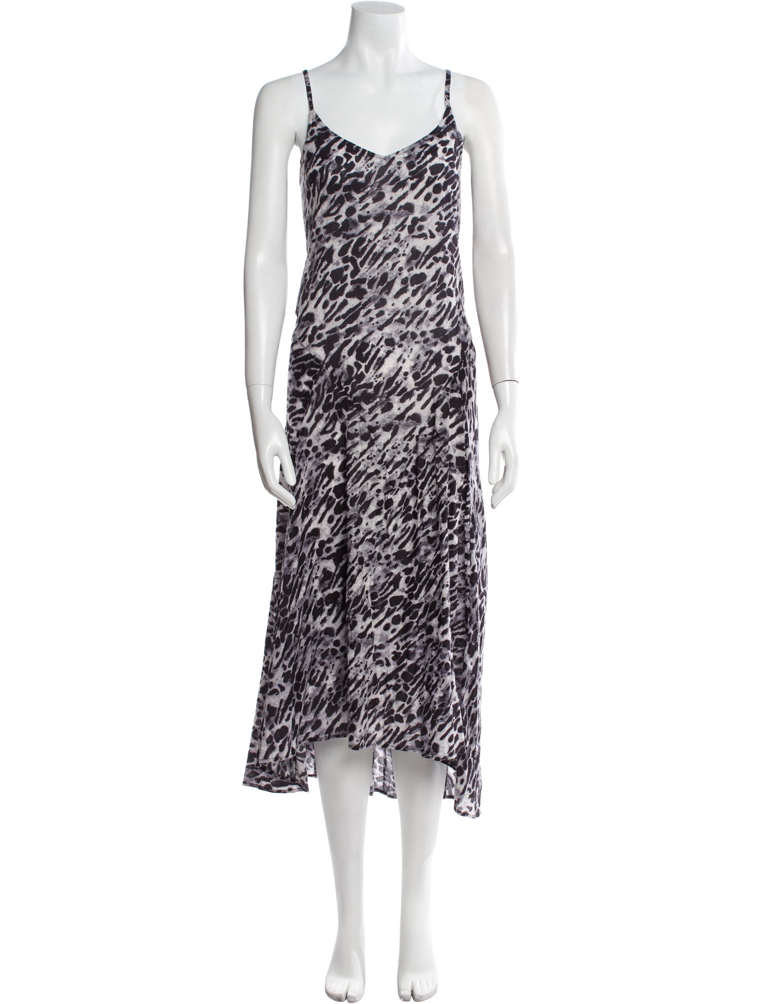 AllSaints Animal Print Midi Length Dress w/ Tags