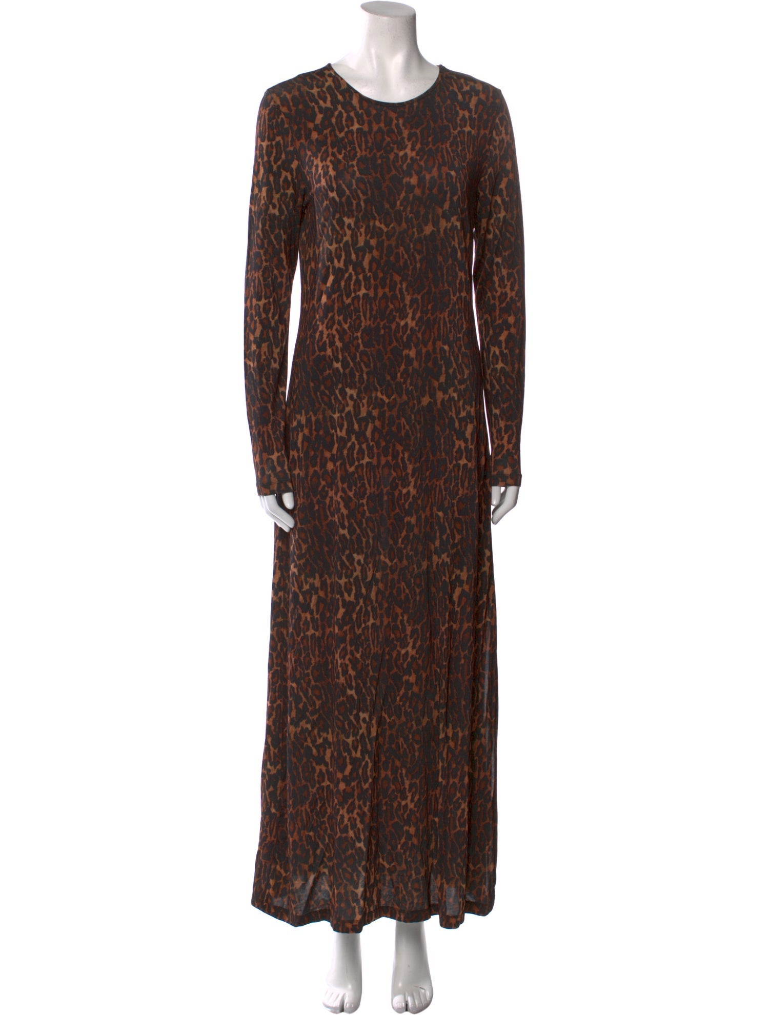 AllSaints Silk Long Dress