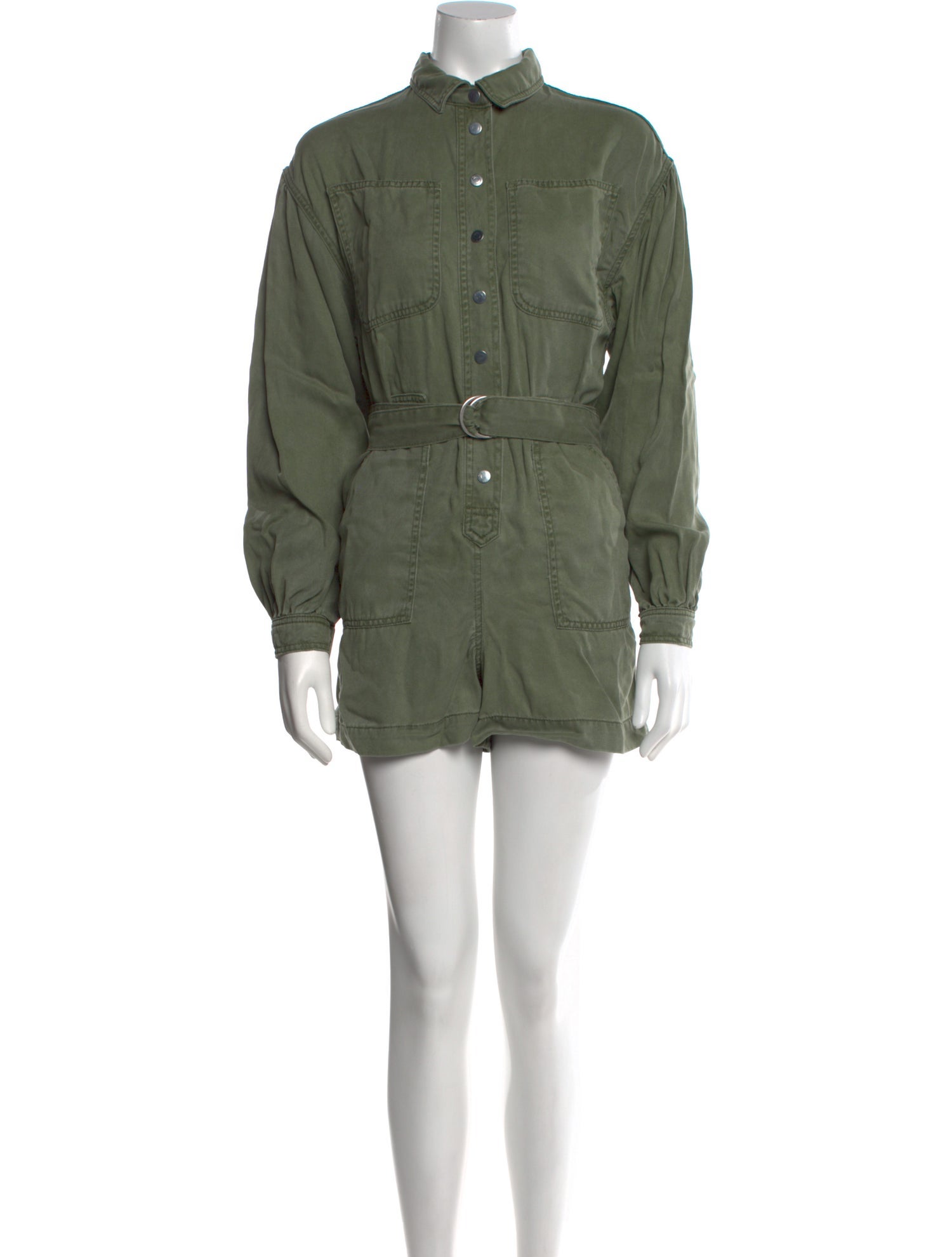 AllSaints Mock Neck Romper