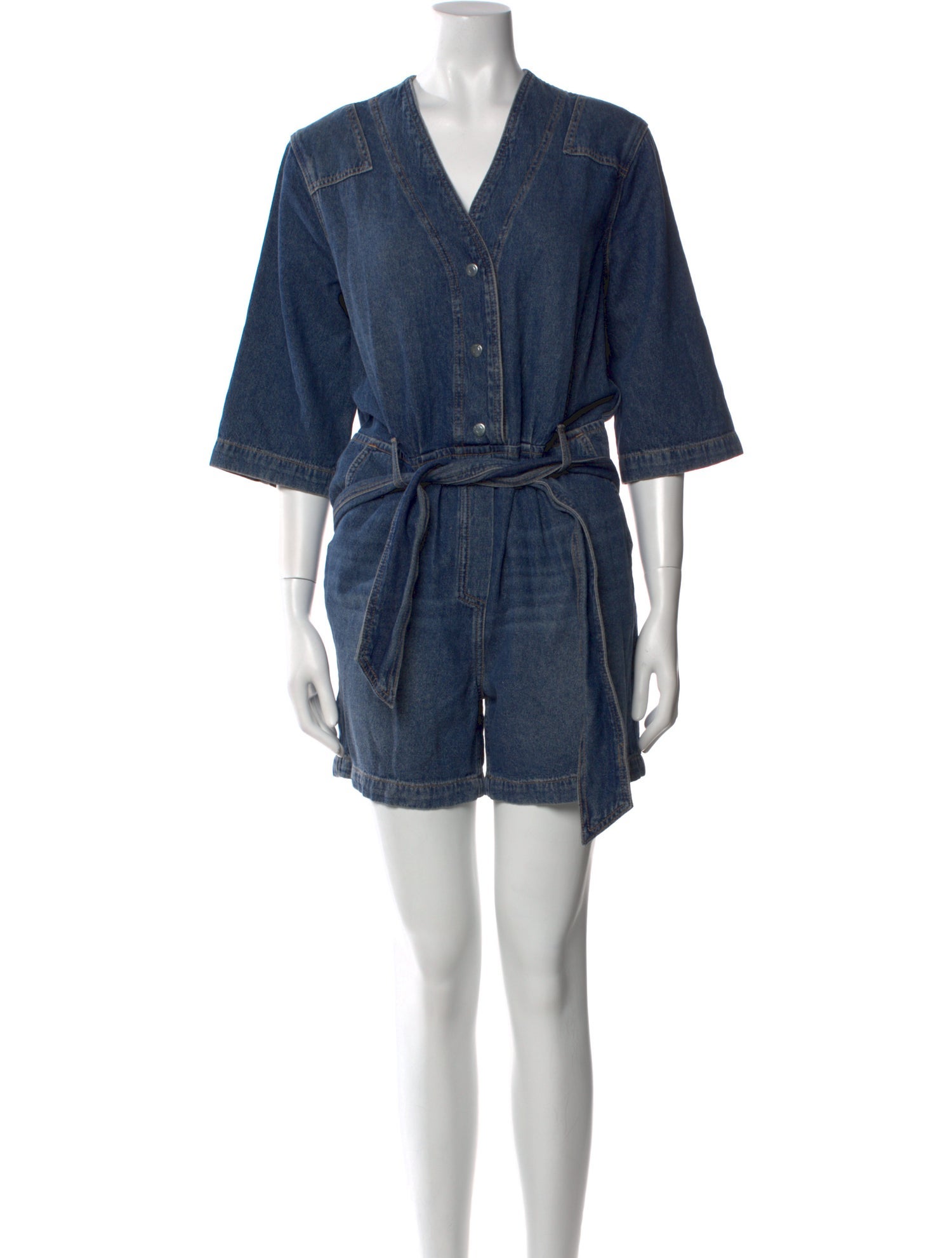 AllSaints V-Neck Romper