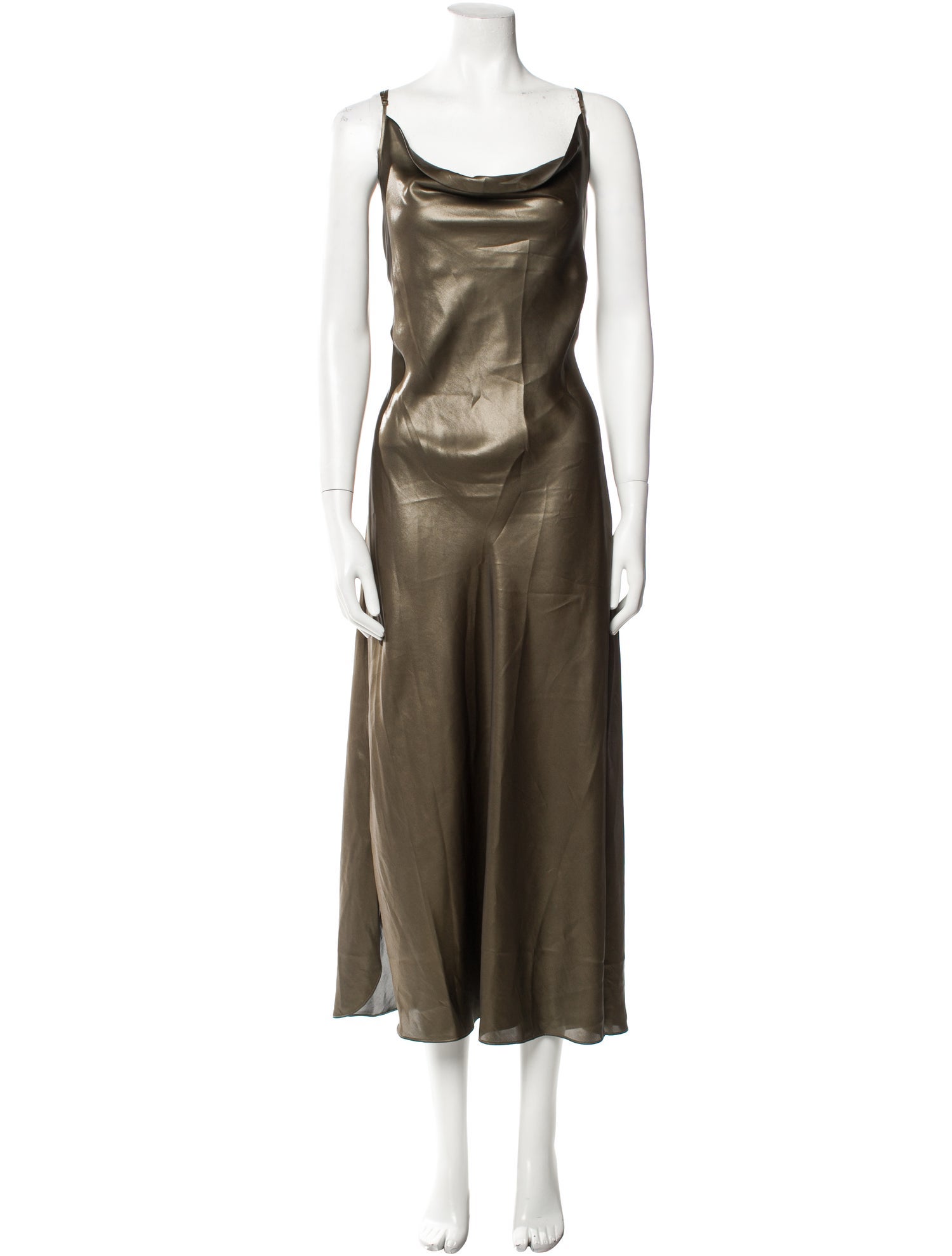 AllSaints Cowl Neck Long Dress