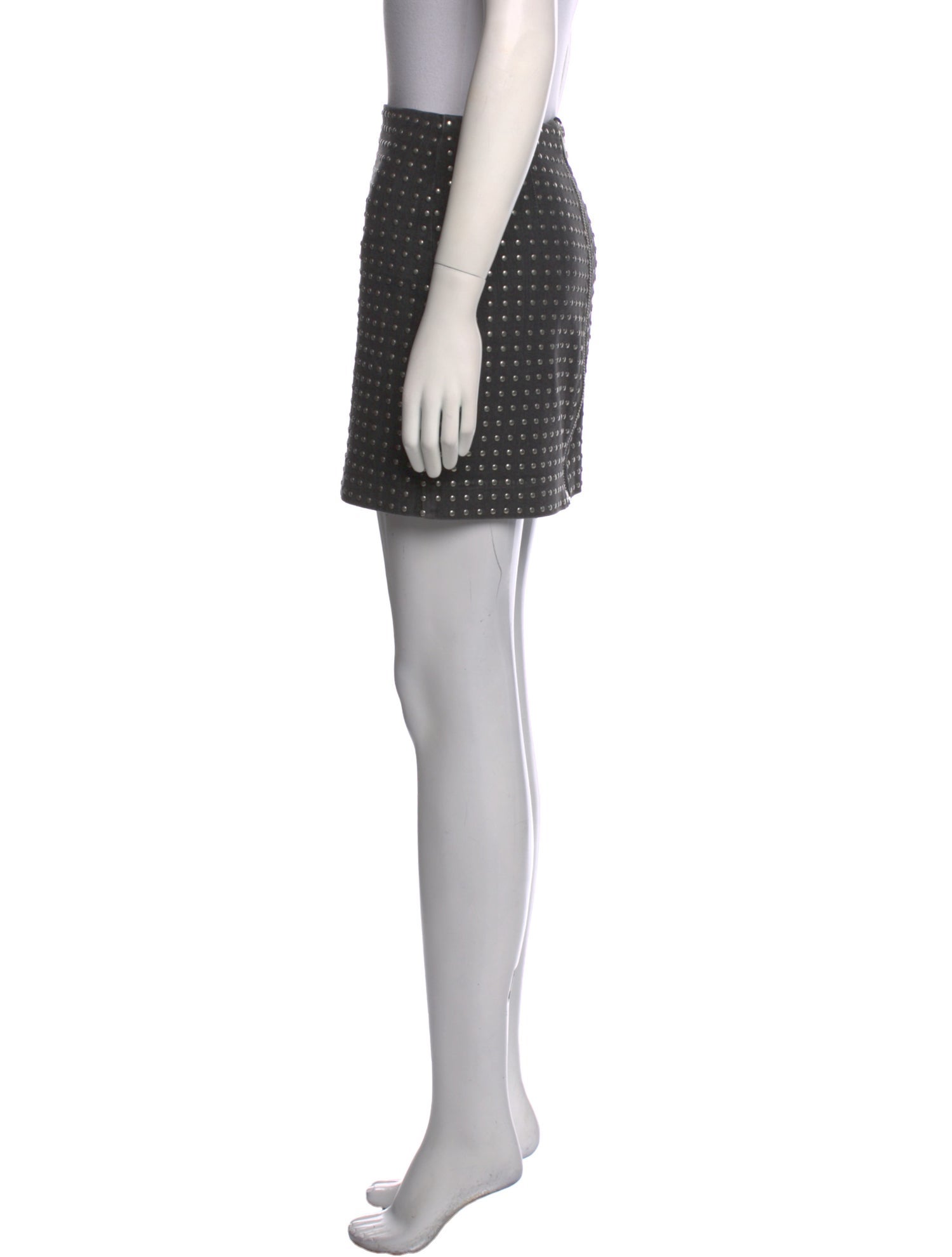 AllSaints Polka Dot Print Mini Skirt