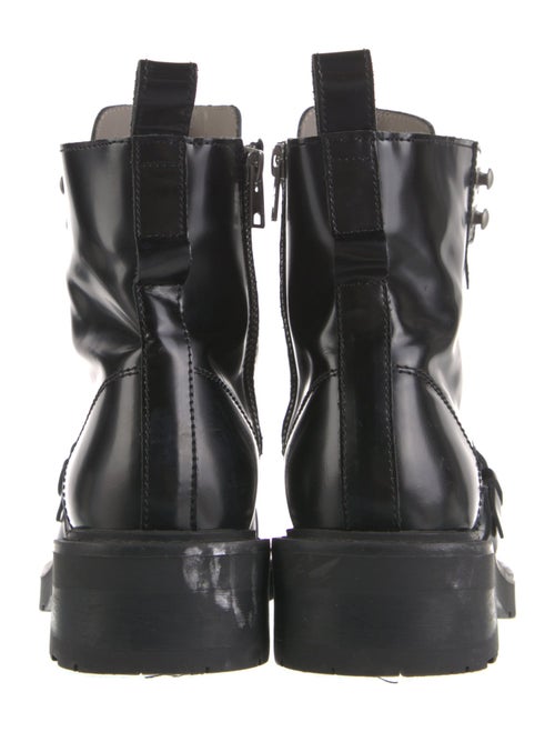 AllSaints Patent Leather Combat Boots