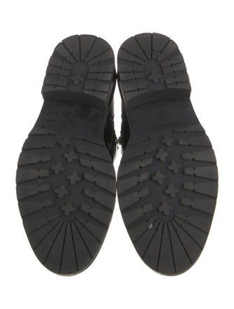 AllSaints Patent Leather Combat Boots