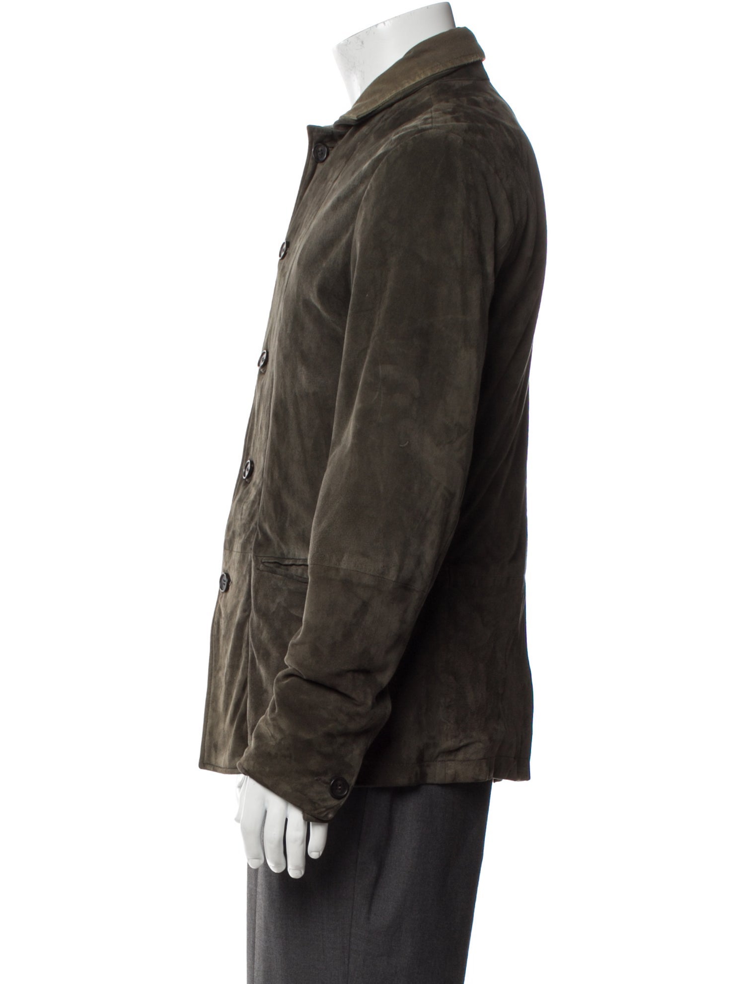 AllSaints Goat Leather Utility Jacket