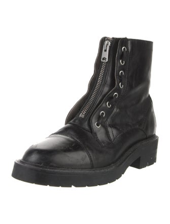 AllSaints Leather Combat Boots