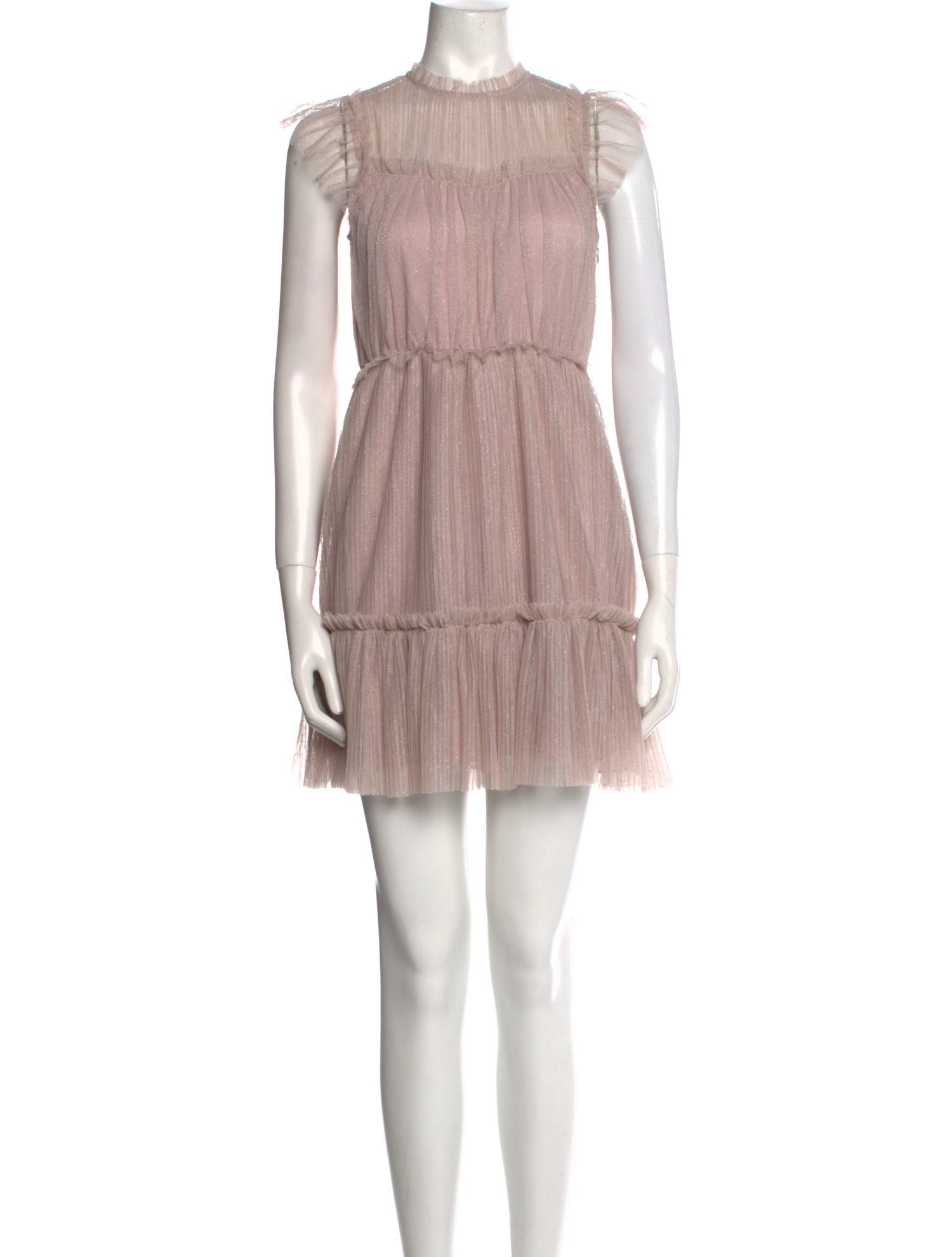 AllSaints Crew Neck Mini Dress