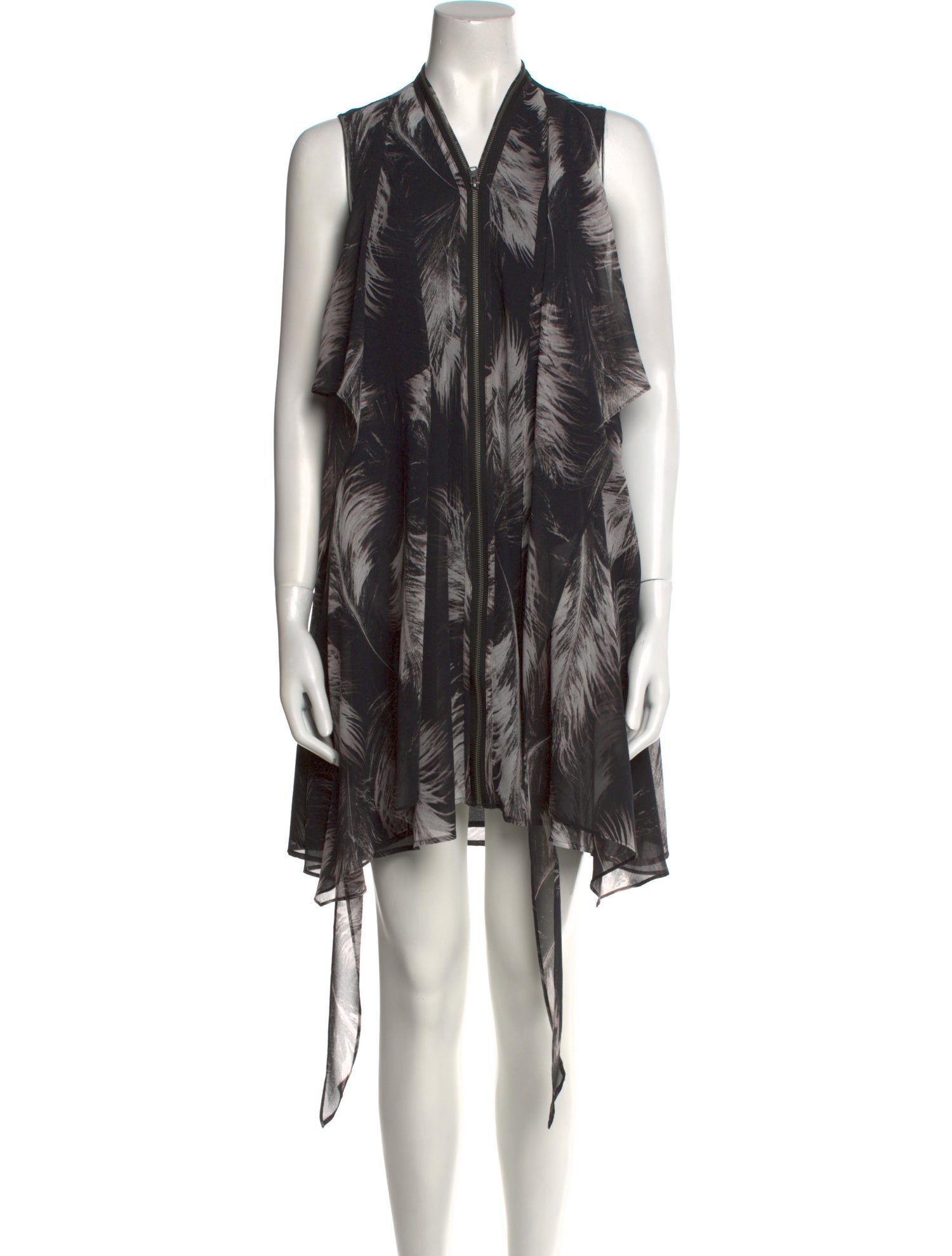 AllSaints Printed Mini Dress