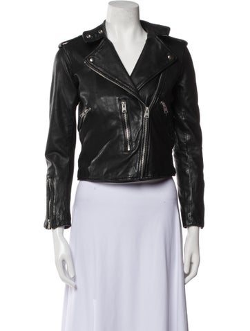 AllSaints Jackets Leather Biker Jacket XS
