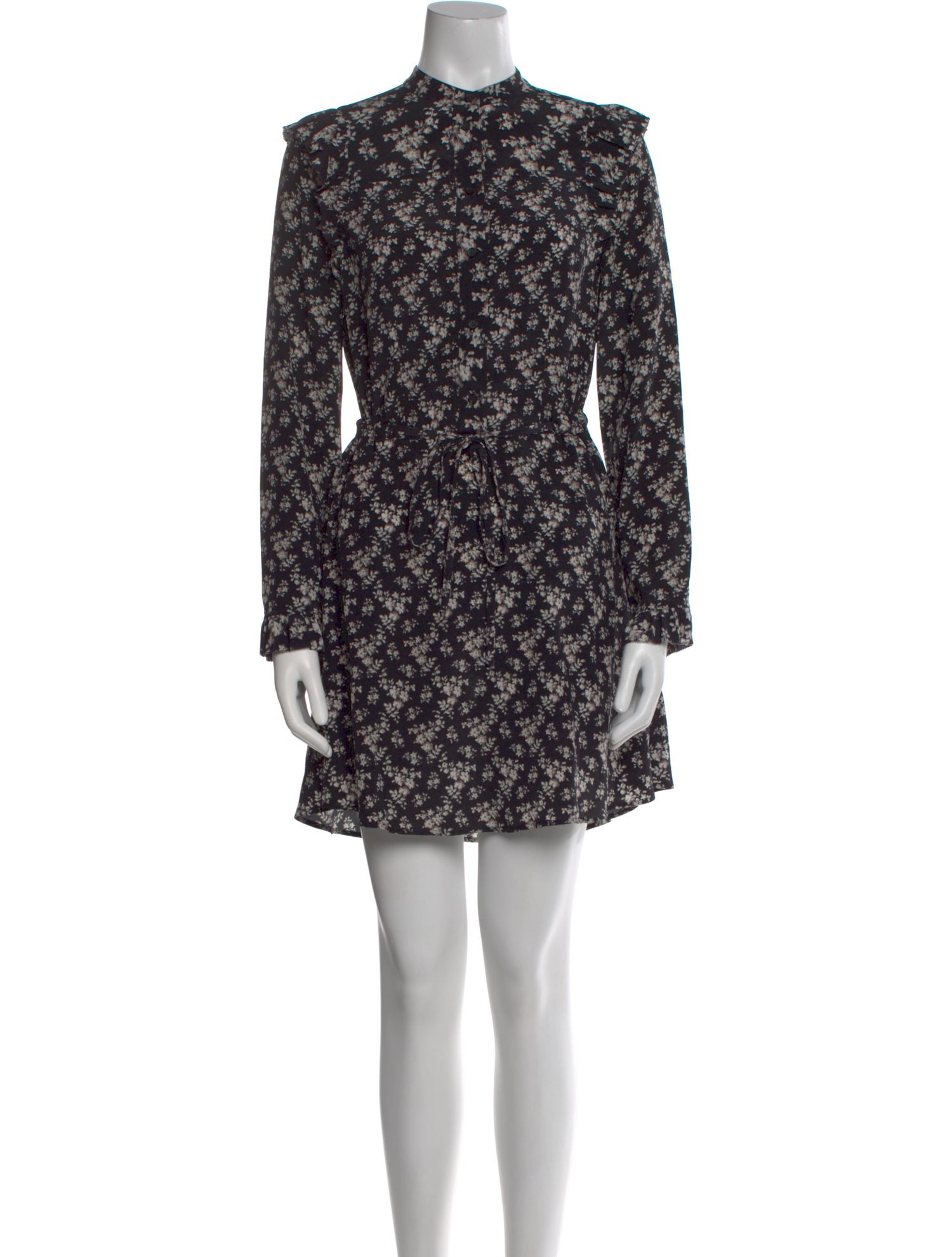 AllSaints Silk Mini Dress