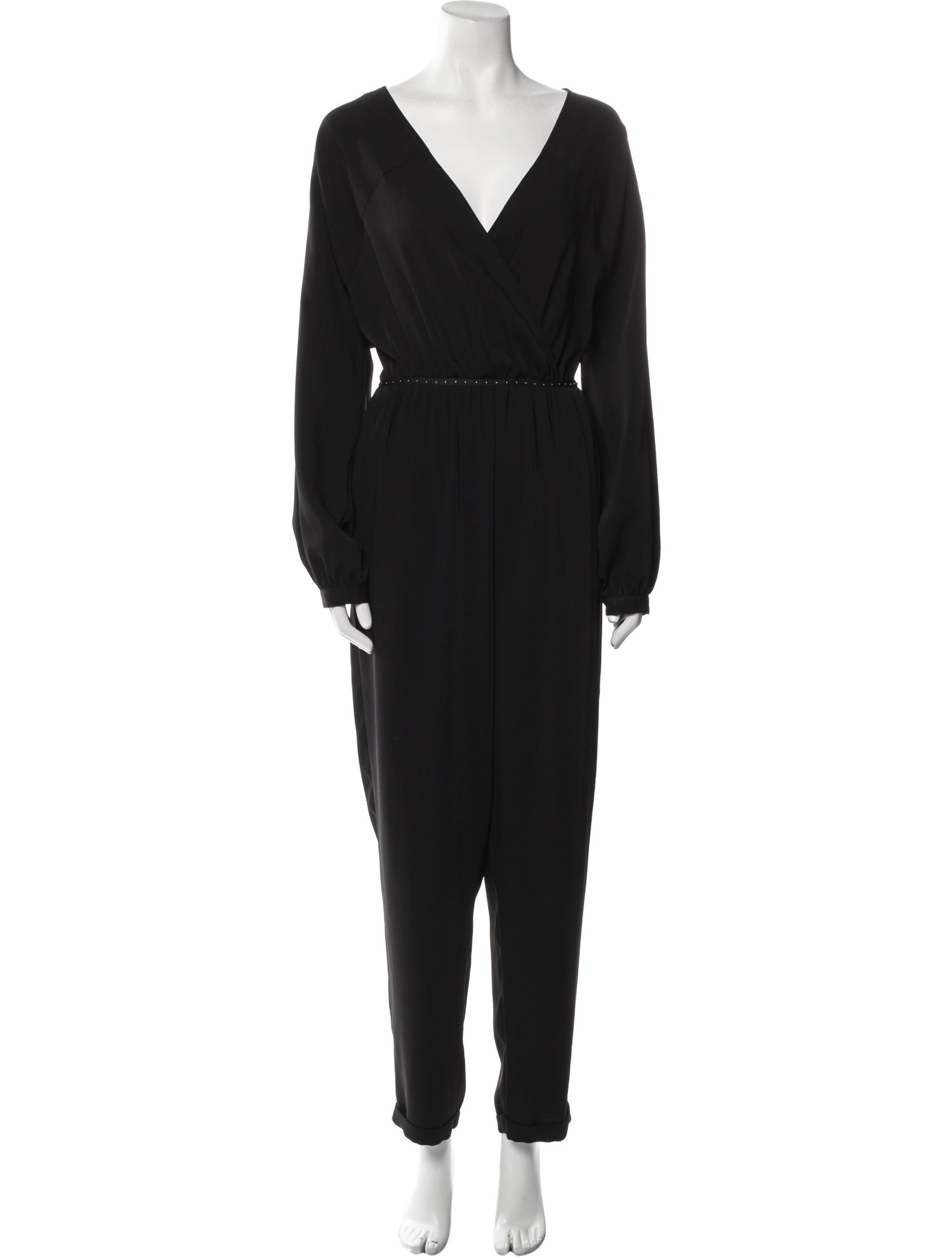 AllSaints Plunge Neckline Jumpsuit