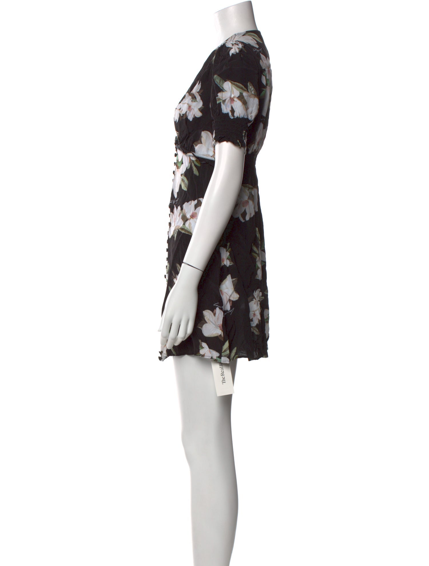 AllSaints Floral Print Mini Dress