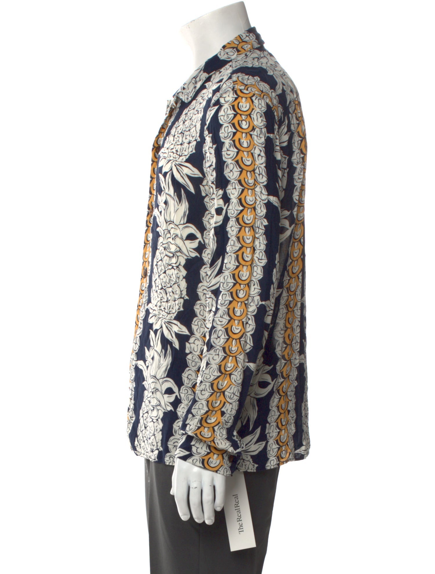 AllSaints Printed Long Sleeve Shirt