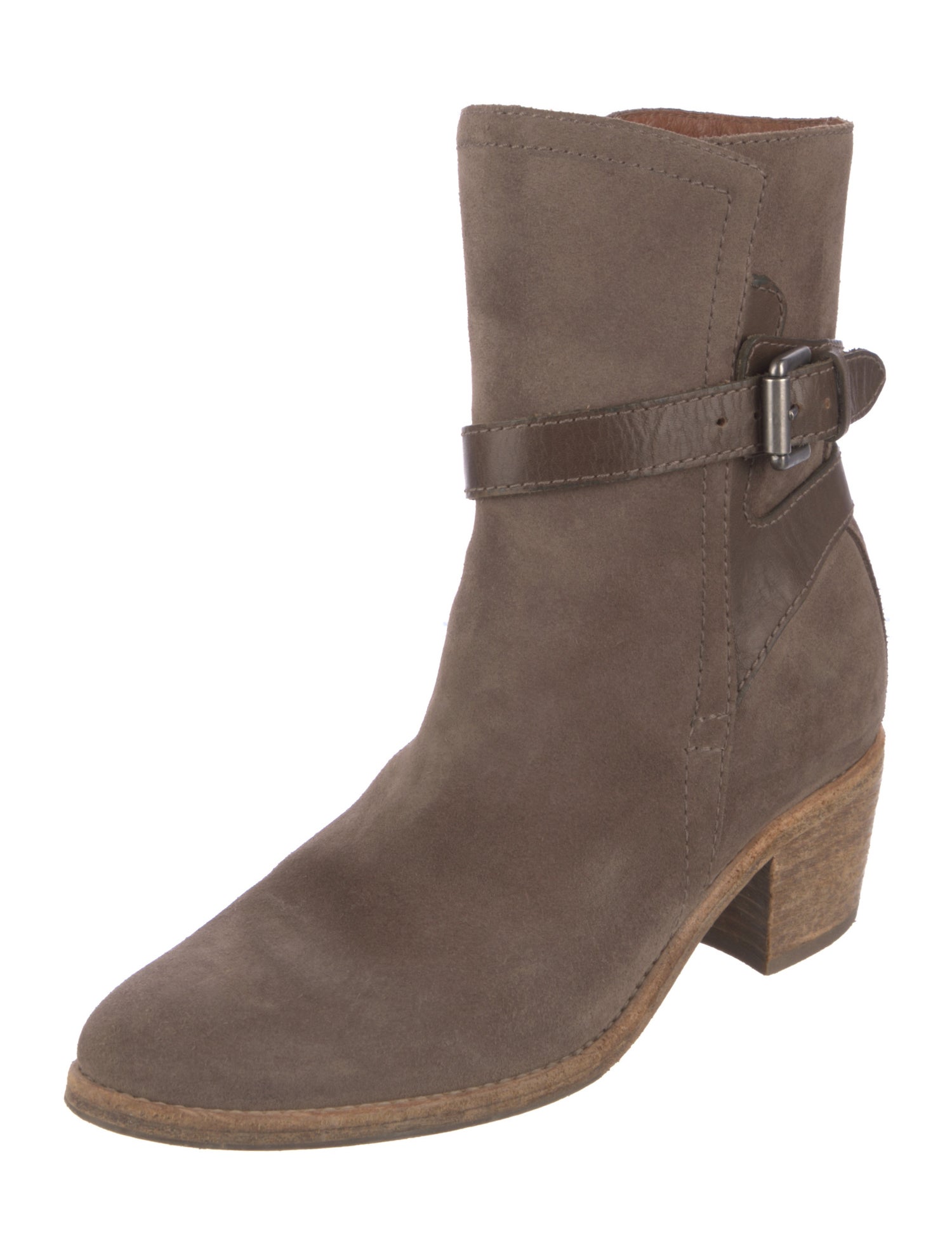 AllSaints Suede Moto Boots
