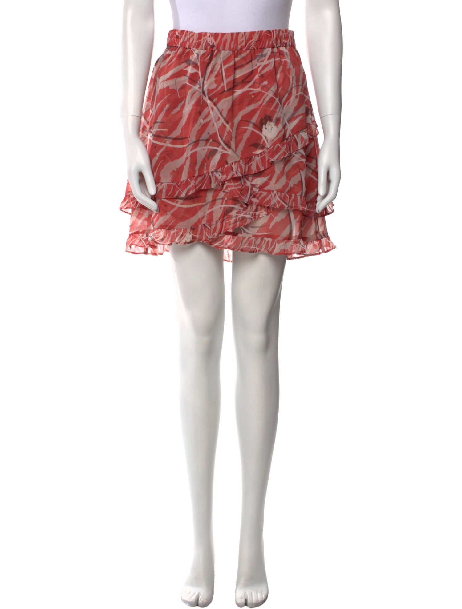 AllSaints Printed Mini Skirt