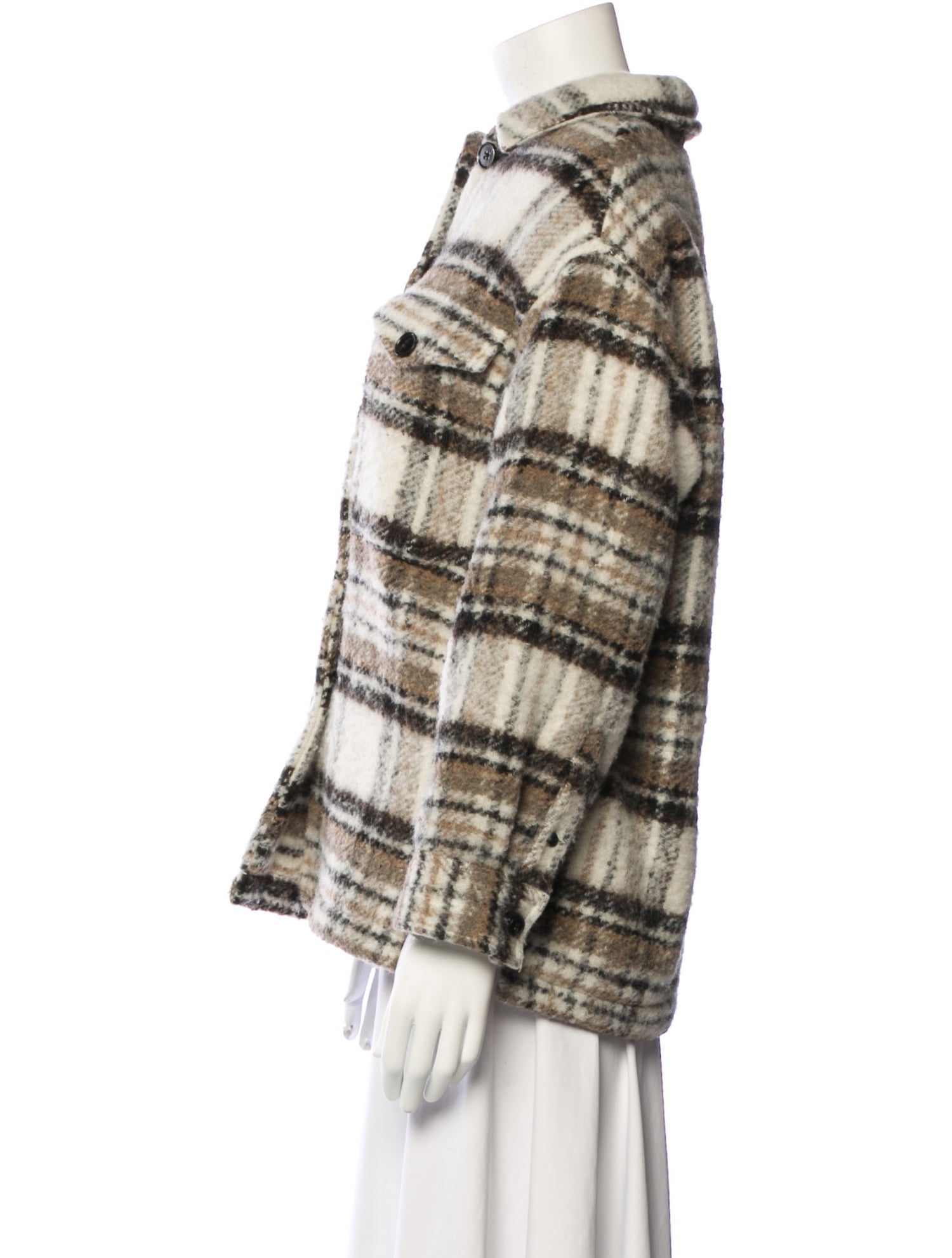 AllSaints Plaid Print Jacket