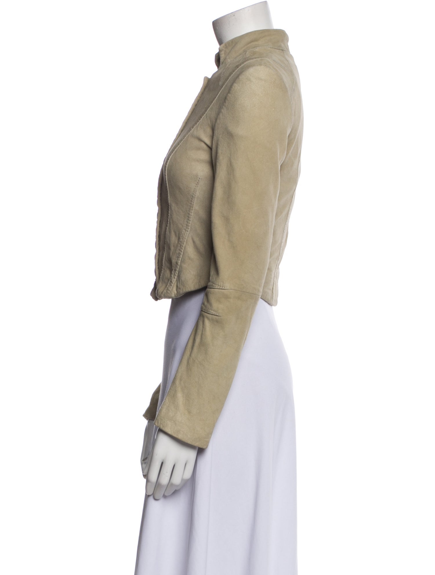 AllSaints Leather Evening Jacket