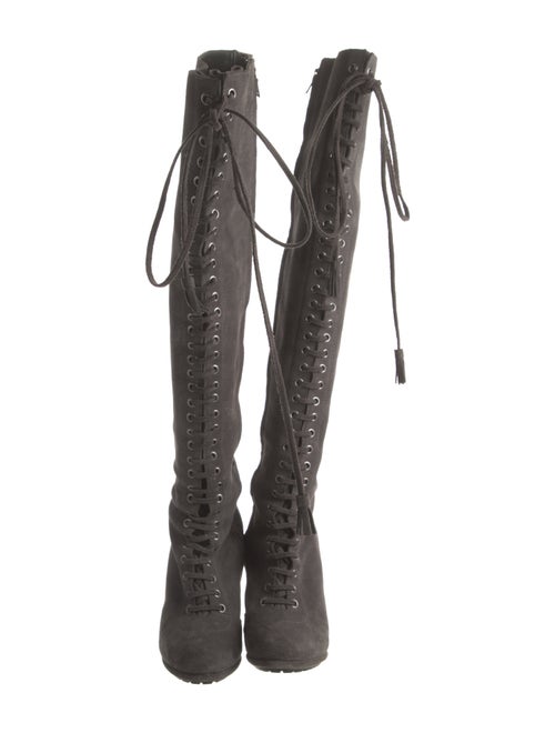 AllSaints Suede Lace-Up Boots