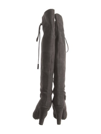 AllSaints Suede Lace-Up Boots