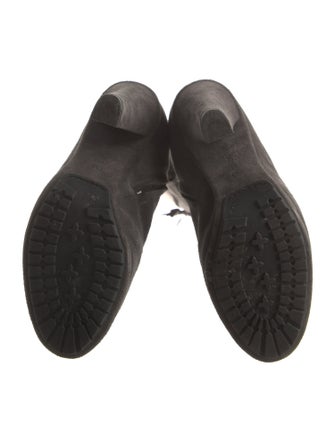 AllSaints Suede Lace-Up Boots