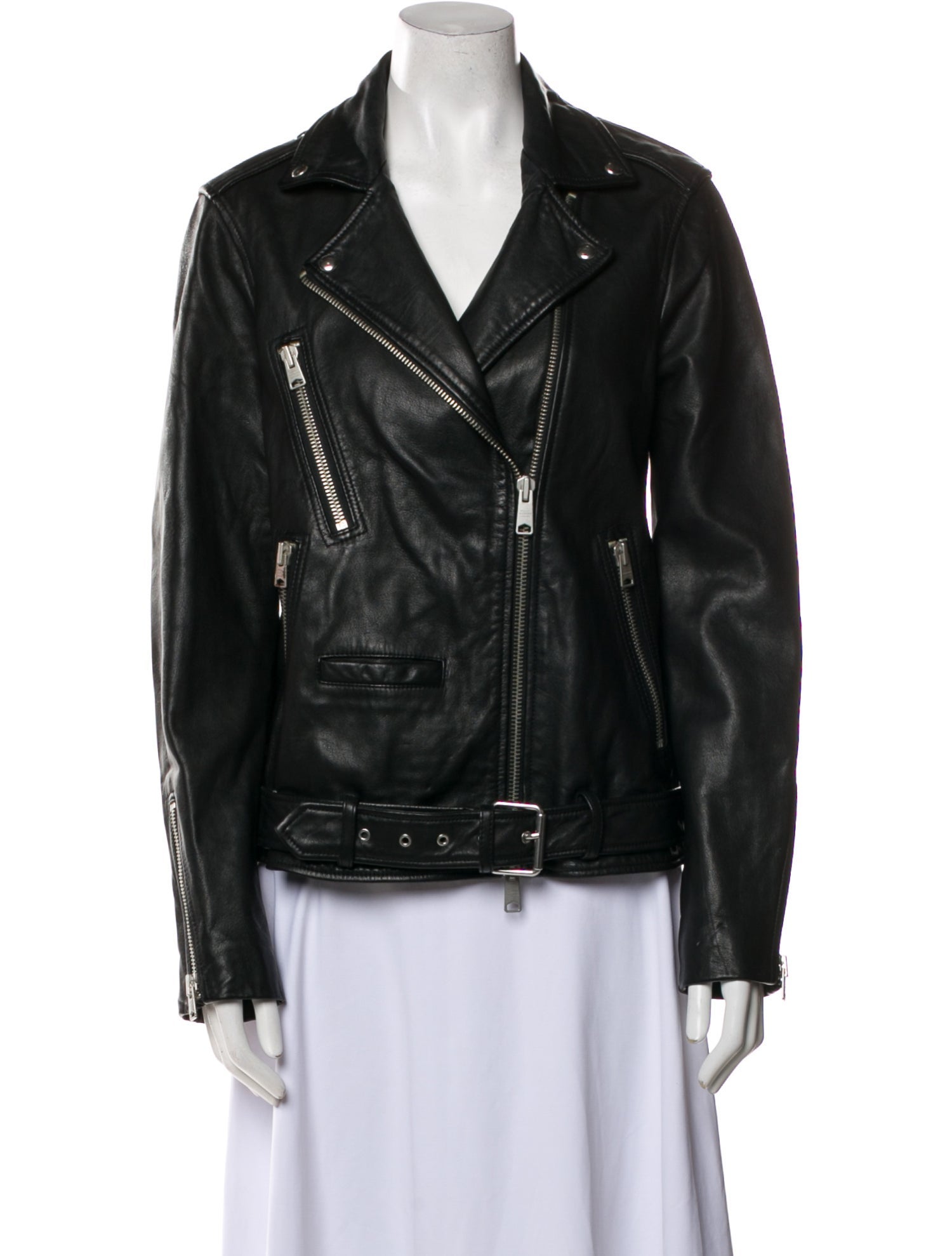 AllSaints Leather Biker Jacket