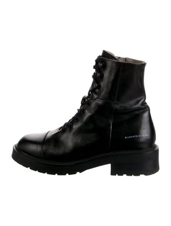 AllSaints Dusty Leather Combat Boots