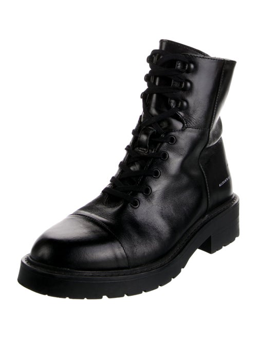 AllSaints Dusty Leather Combat Boots