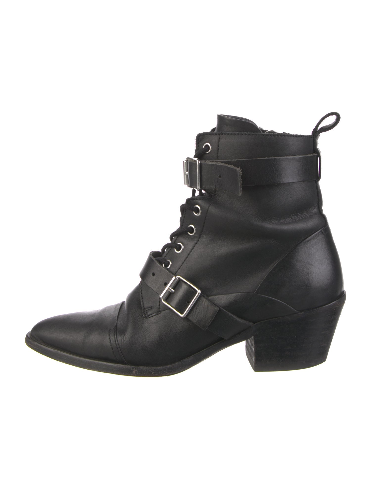 AllSaints Leather Combat Boots