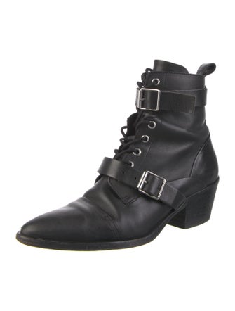 AllSaints Leather Combat Boots