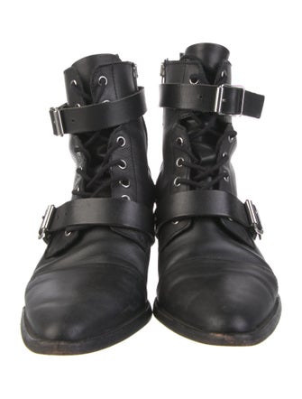 AllSaints Leather Combat Boots