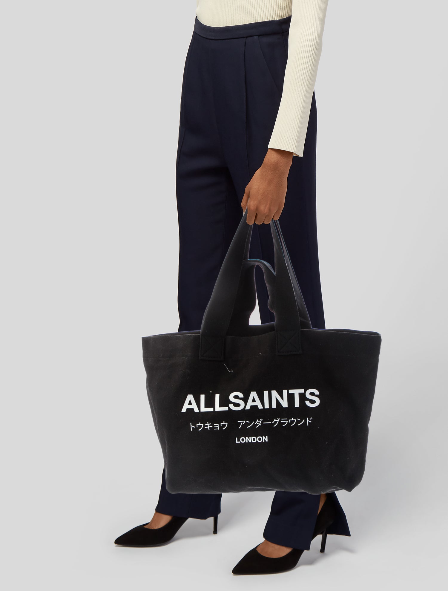 AllSaints Canvas Tote
