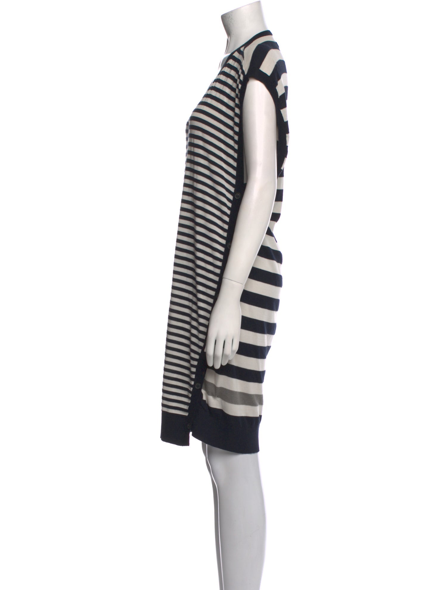 AllSaints Striped Knee-Length Dress