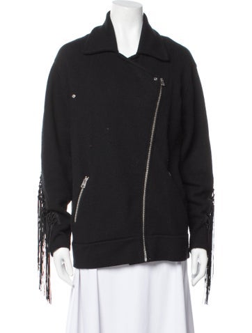 AllSaints Jackets Merino Wool Biker Jacket M