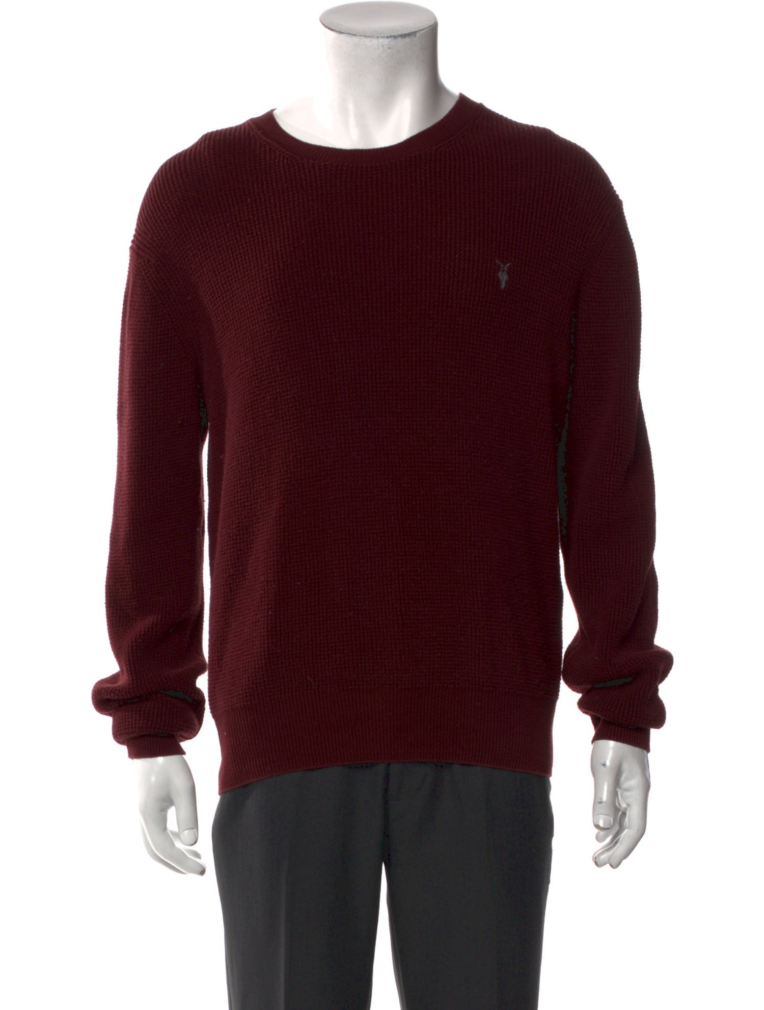 AllSaints Crew Neck Long Sleeve Pullover